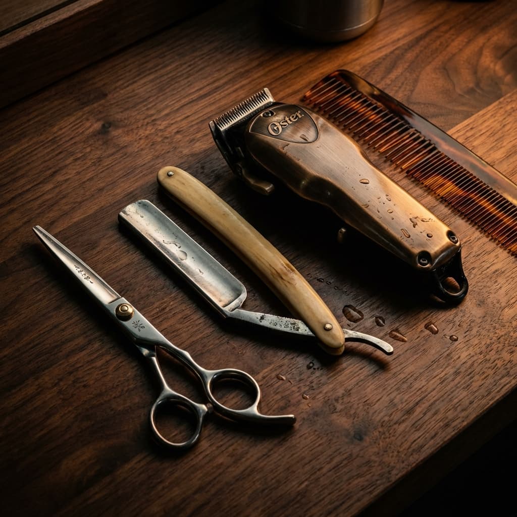 Professional Barber Tools
